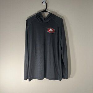 San Francisco 49ers Nike Dri fit lightweight hoodie (Large)